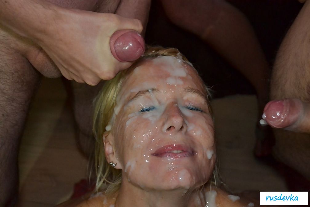 Много мужиков кончают на лицо