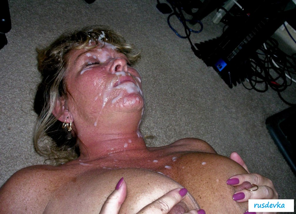 Кончил зрелой на лицо частное